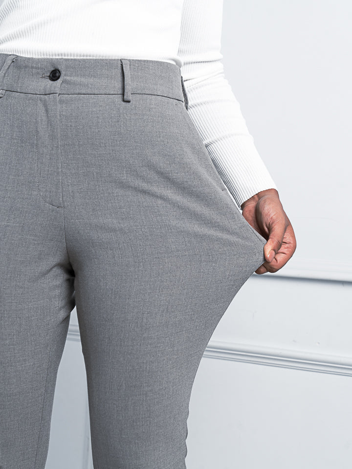 H&_M Grey Stretch Pants