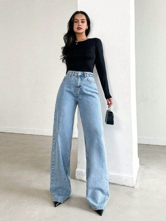 Oh So Vintage Wide Leg Jeans