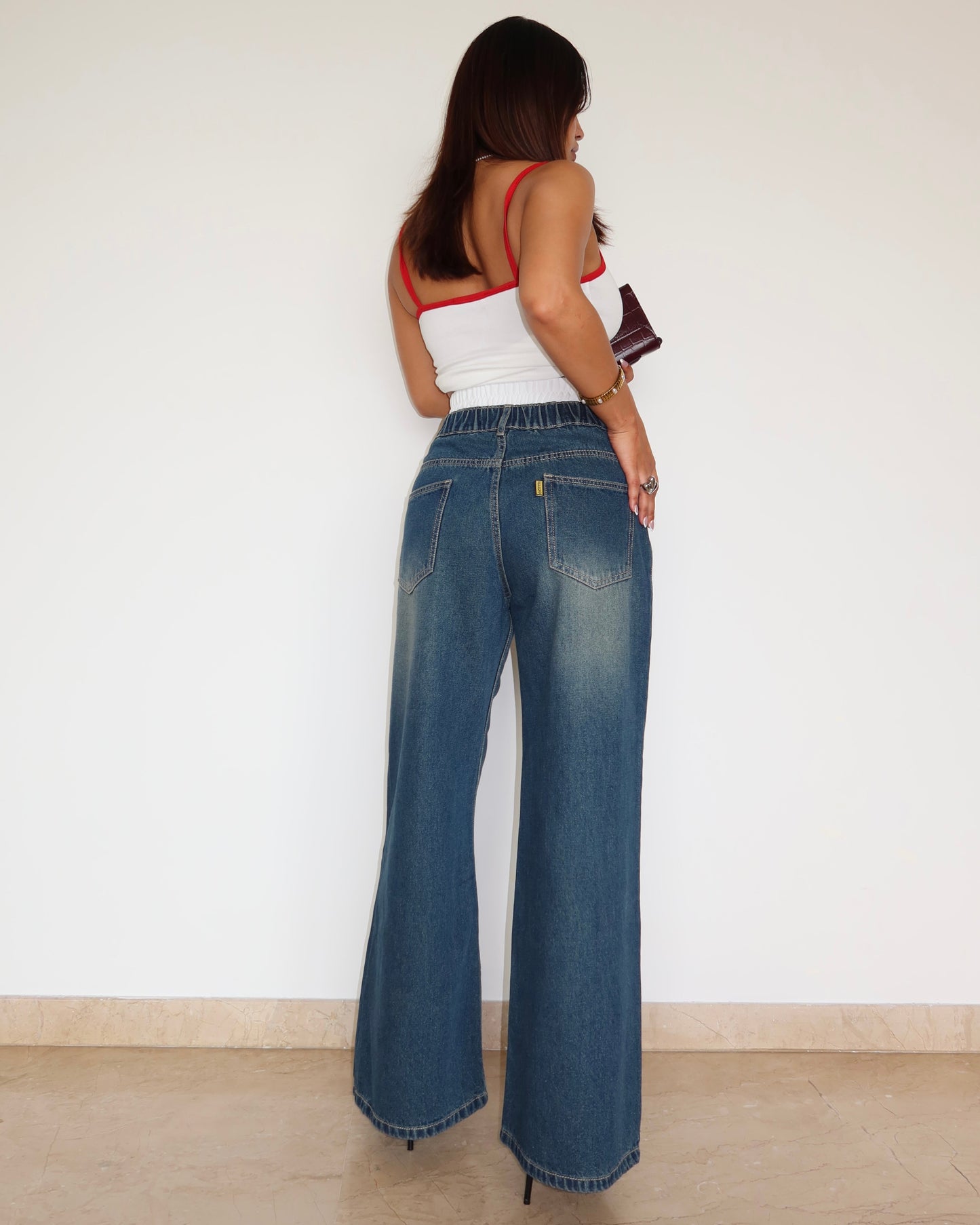 Denim X Boxer Baggy Wide Leg Jeans