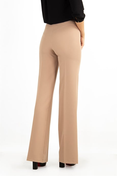 Za_ra Beige Classic Pants Office Trouser