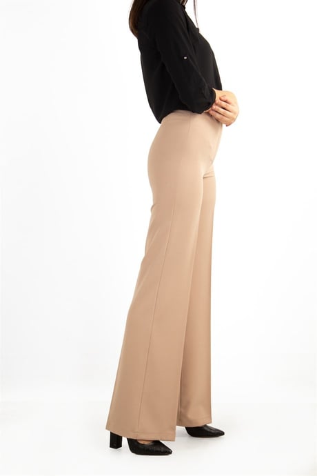 Za_ra Beige Classic Pants Office Trouser