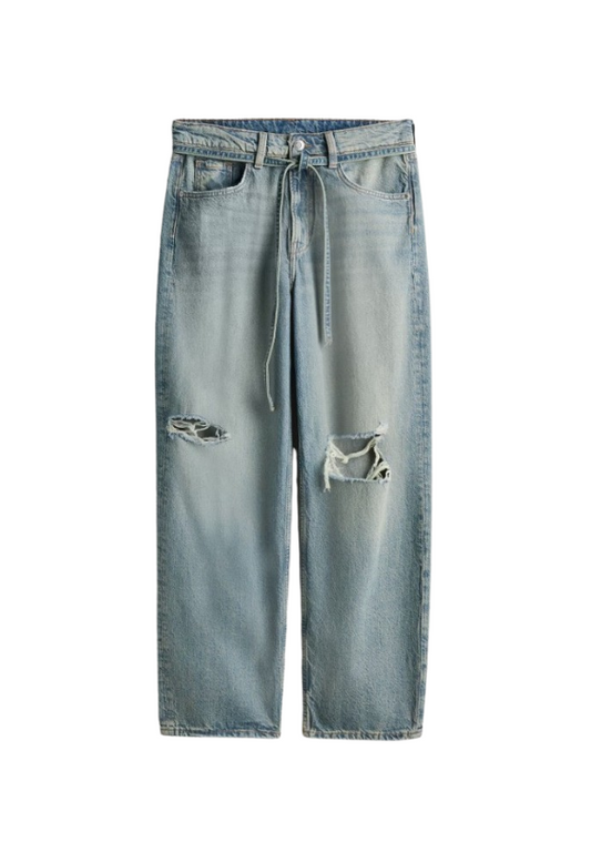 H&_M Baggy Low Jeans