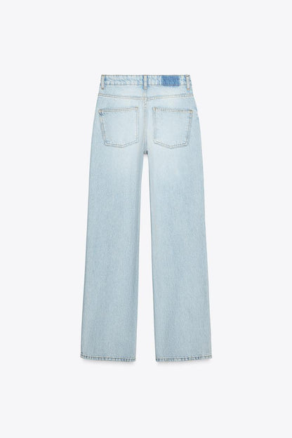 Za_ra STRAIGHT LIGHT BLUE JEANS
