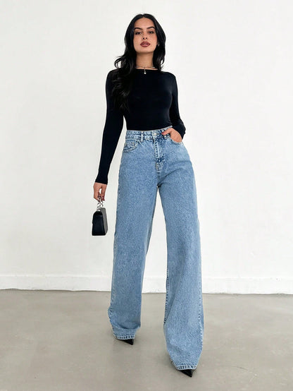 Oh So Vintage Wide Leg Jeans