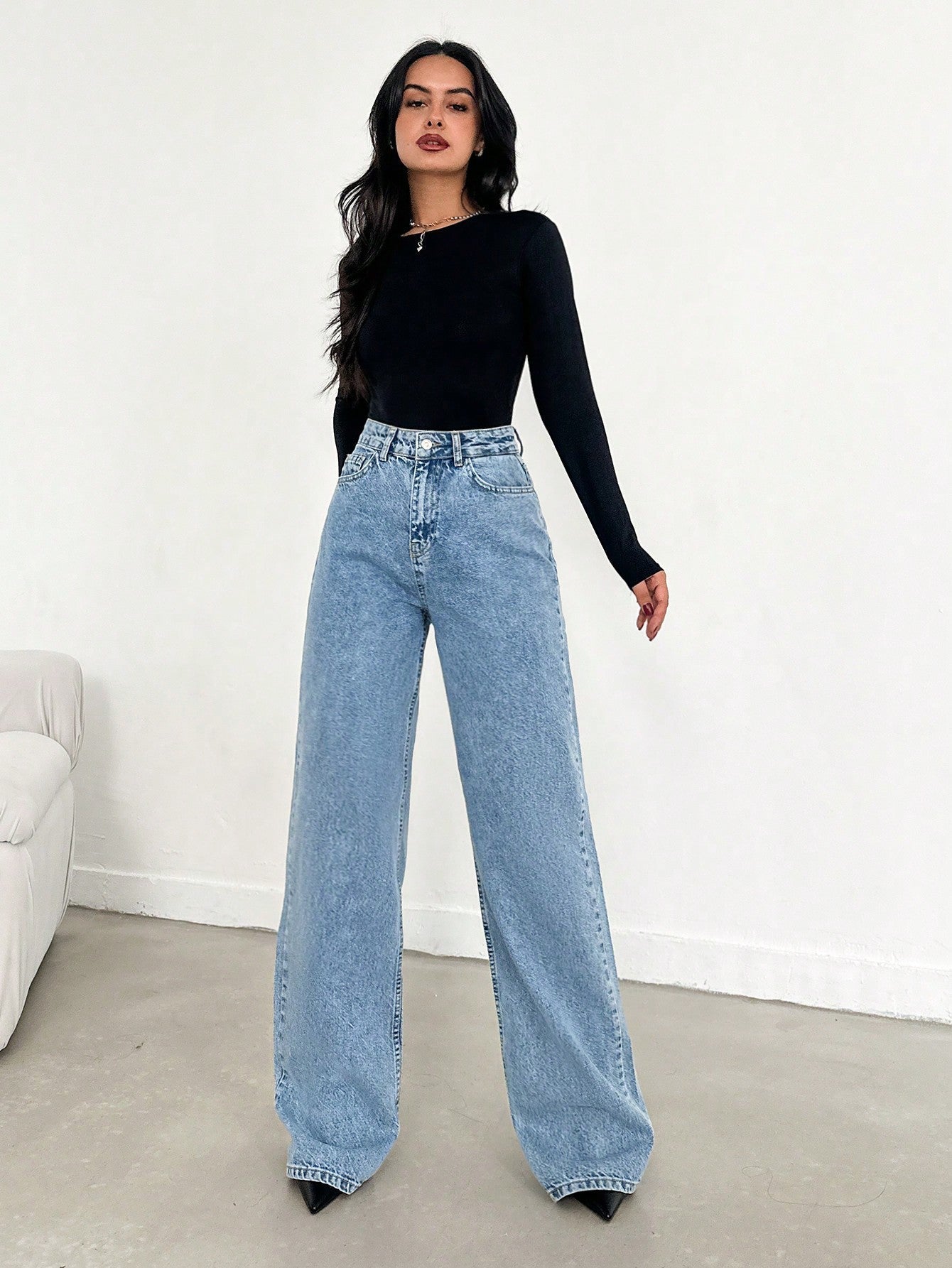 Oh So Vintage Wide Leg Jeans