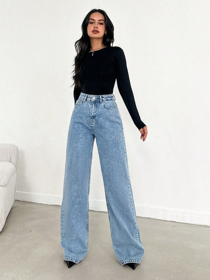 Oh So Vintage Wide Leg Jeans