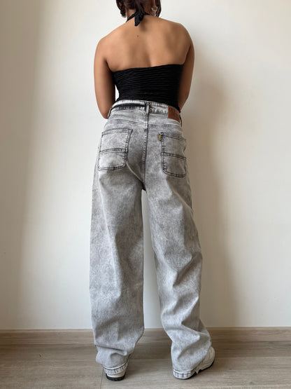 Platinum Drift Baggy Fit Jeans