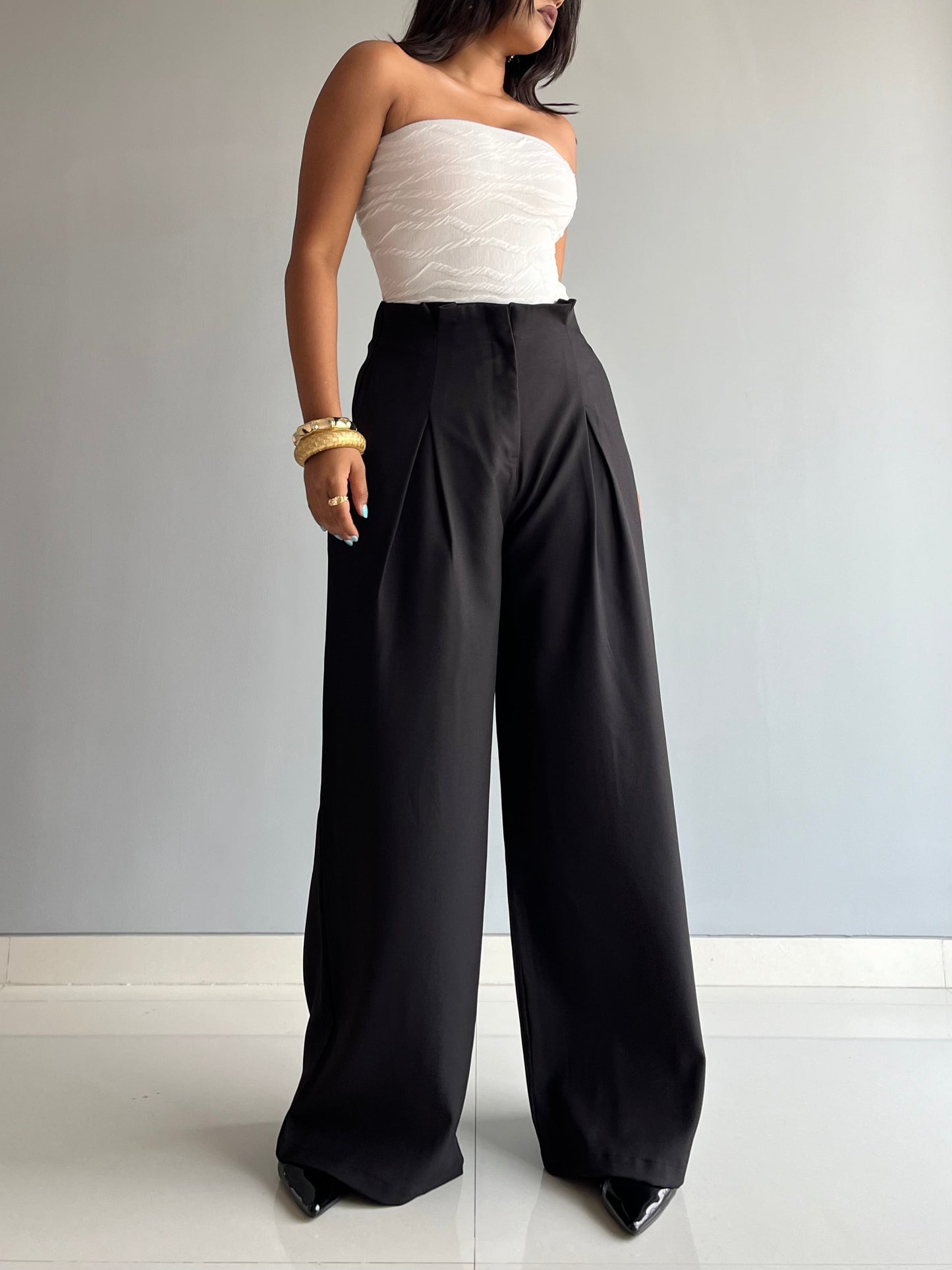 High Grade Linen Wide Leg Pants