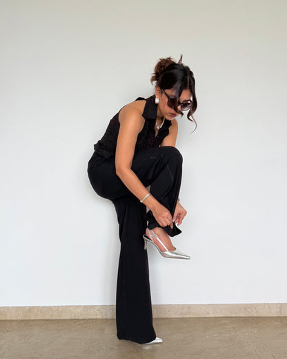 Posh Pattern Wide Highwaist Pants