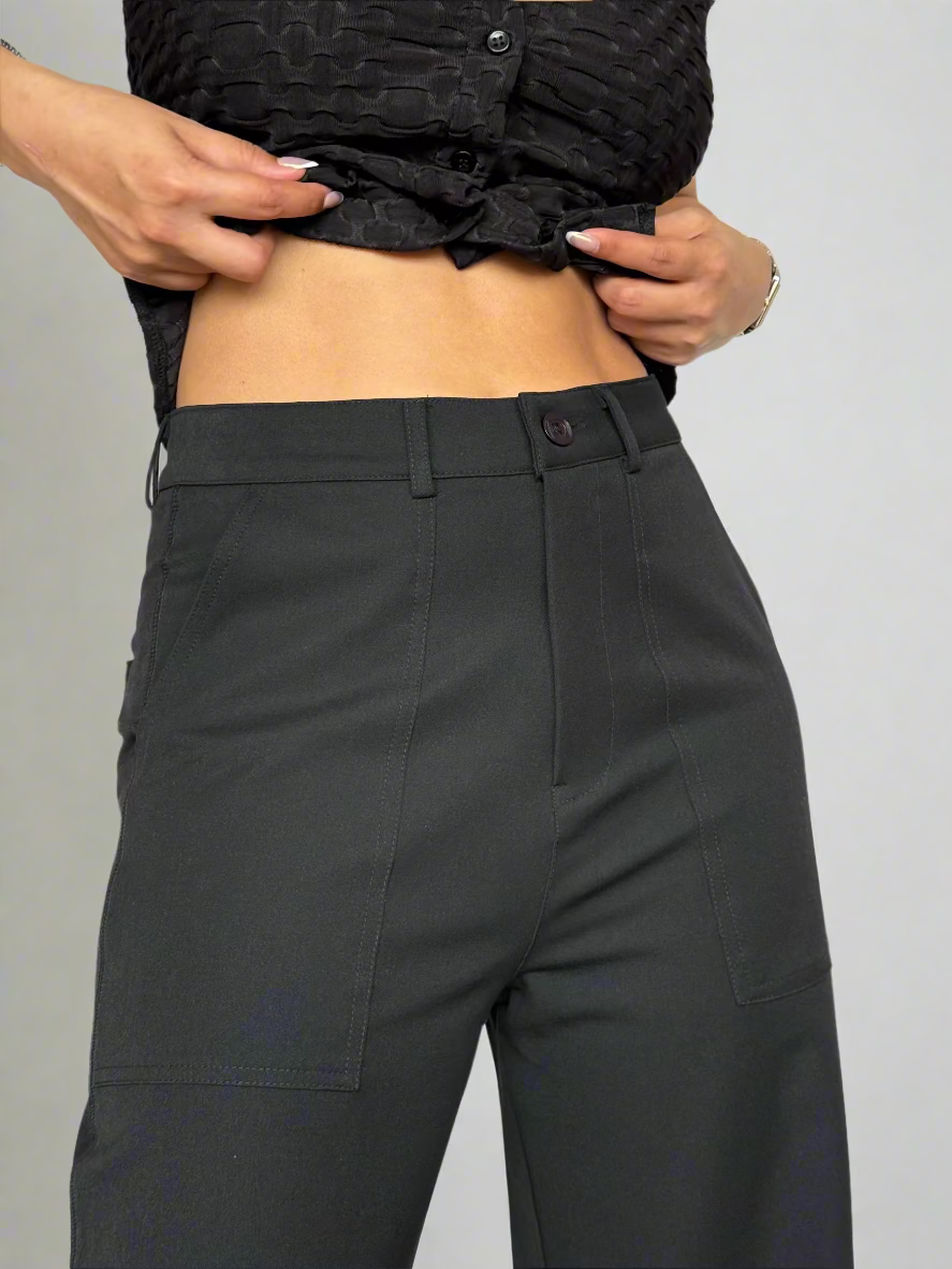 Posh Pattern Wide Highwaist Pants