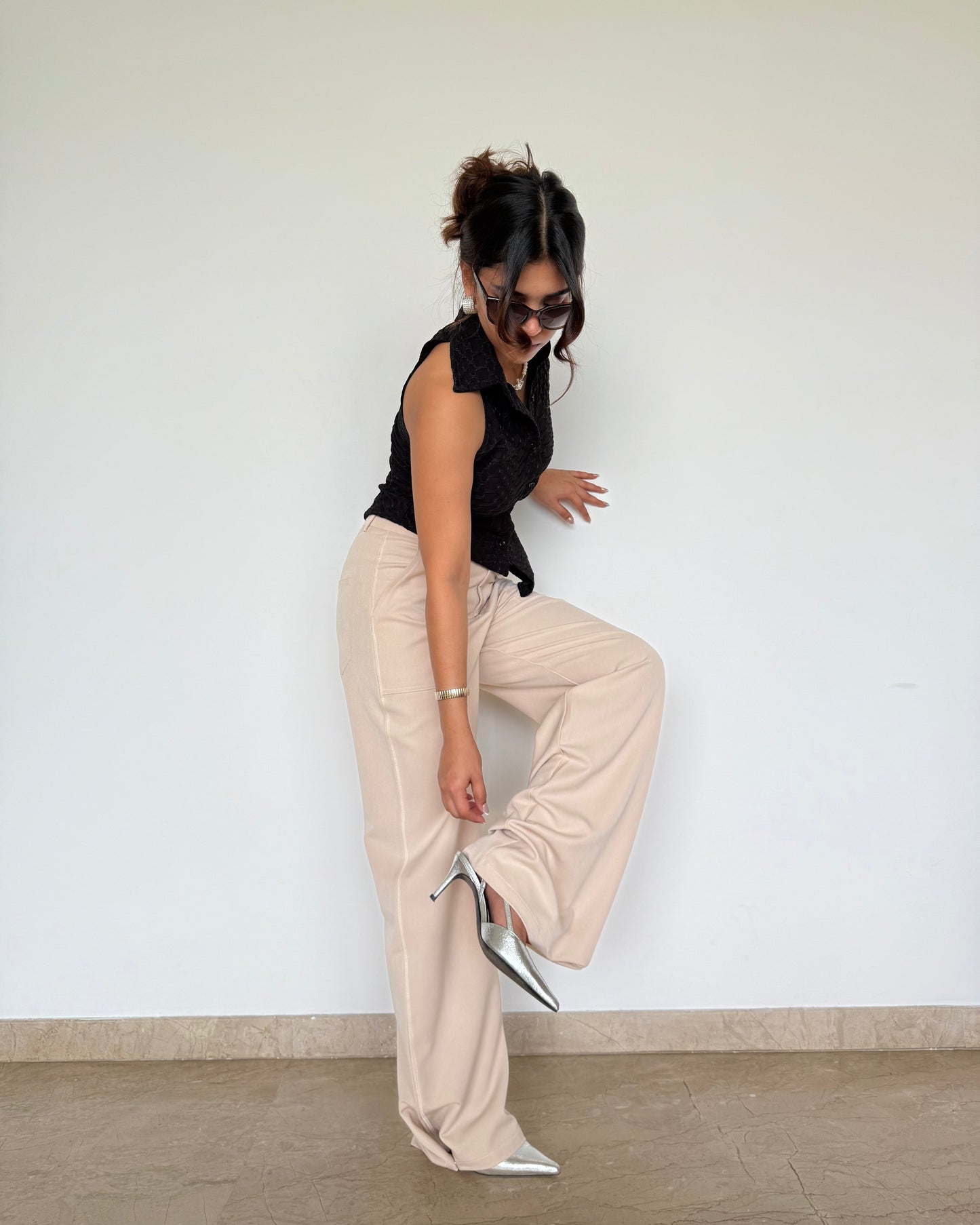 Posh Pattern Wide Highwaist Pants