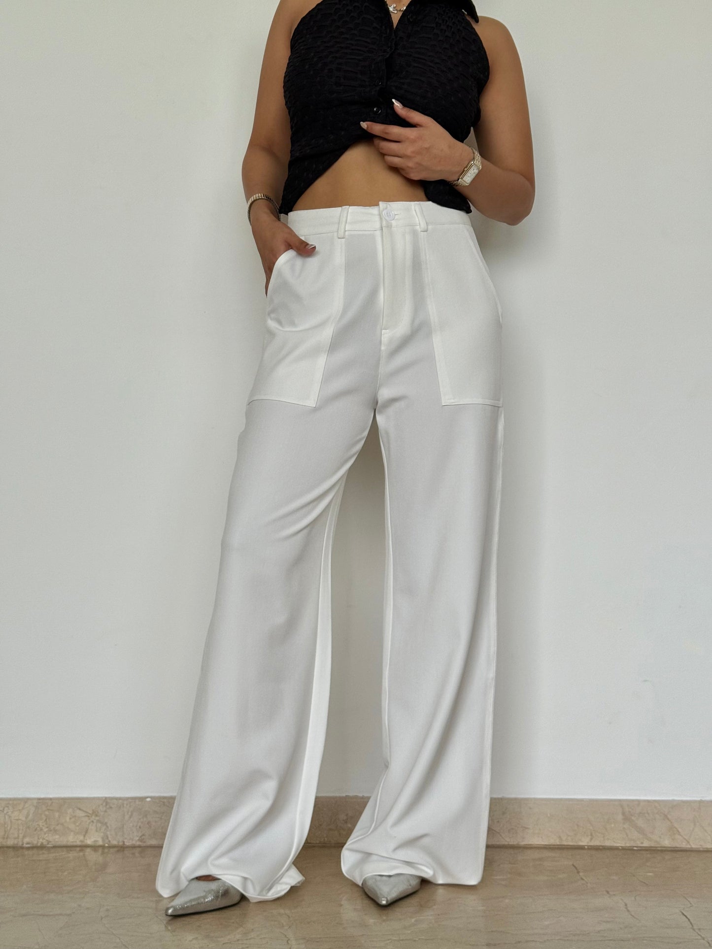 Posh Pattern Wide Highwaist Pants