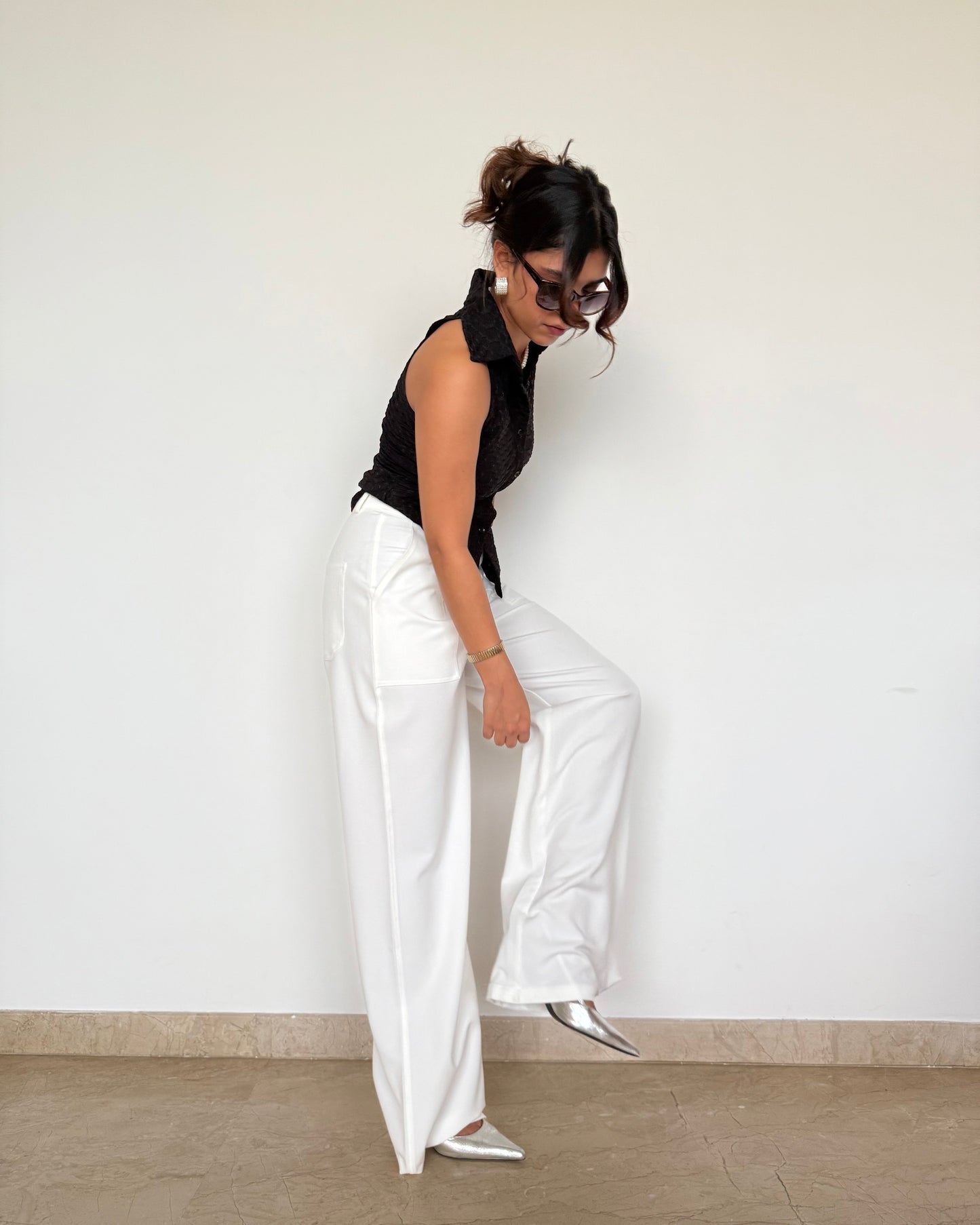 Posh Pattern Wide Highwaist Pants