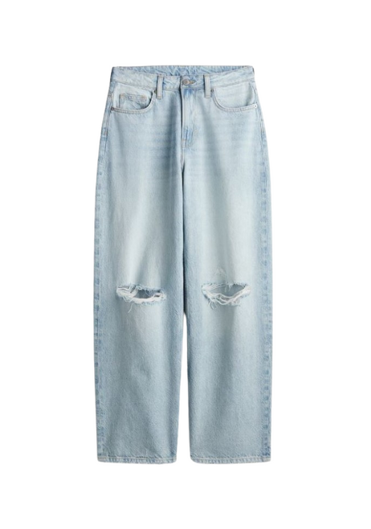 H&_M Blue Baggy Jean