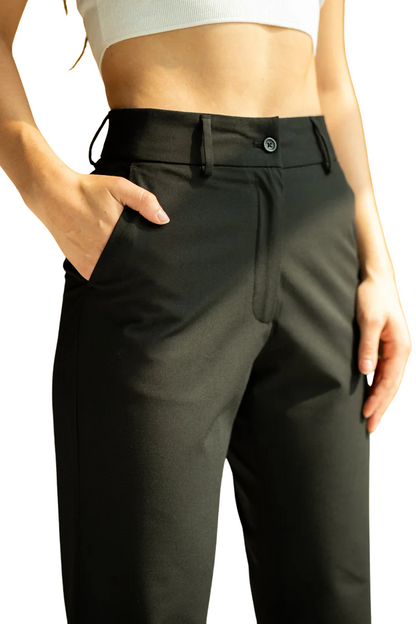 H&_M Black Stretch Pants