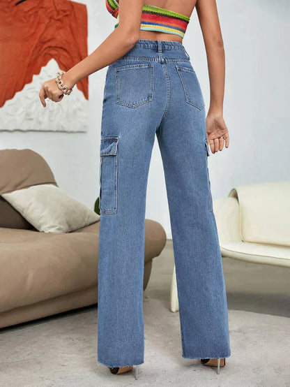 Za_ra Wanderlust Cargo Denim Pants