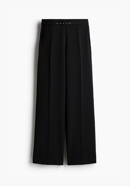 Za_ra Essential Belted Trousers