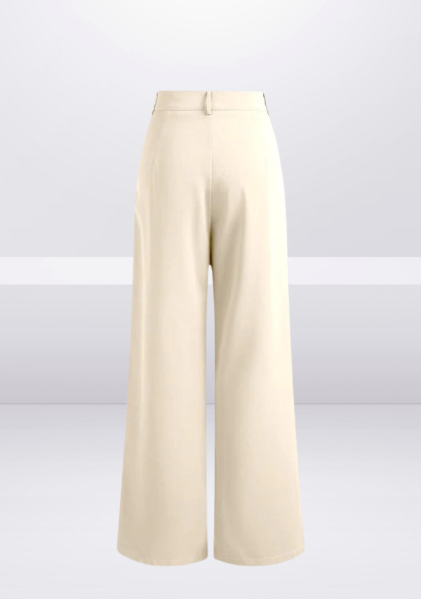 H&_M Style Baggy Off white Trouser