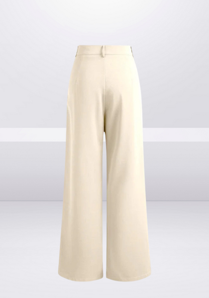 H&_M Style Baggy Off white Trouser