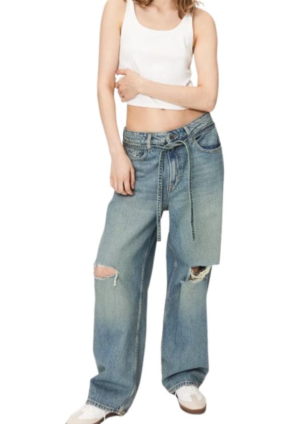 H&_M Baggy Low Jeans