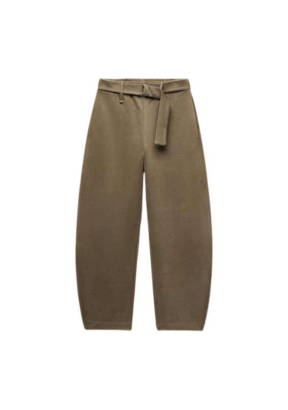 H&_M BELTED SOFT  PANTS