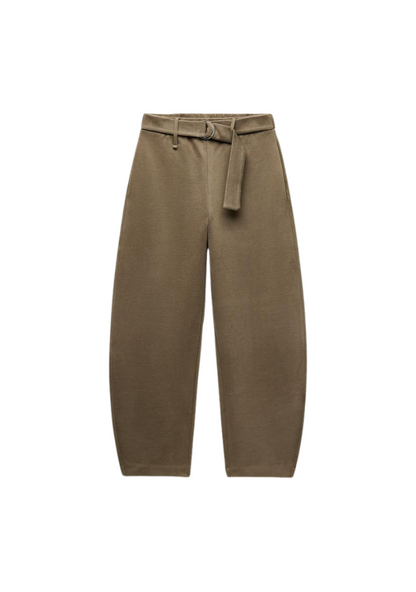 H&_M BELTED SOFT  PANTS