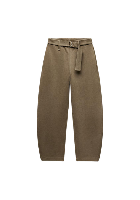 H&_M BELTED SOFT  PANTS
